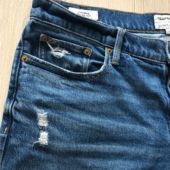 Yellowstone x Lucky Brand Easy Rider Mid Rise Boot Cut Jeans Women's 14/32r - Picture 8 of 15